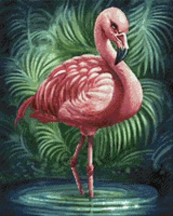 Flamingo cs2572 15 7 x 19 7 inches crafting spark diamond painting kit wizardi 1