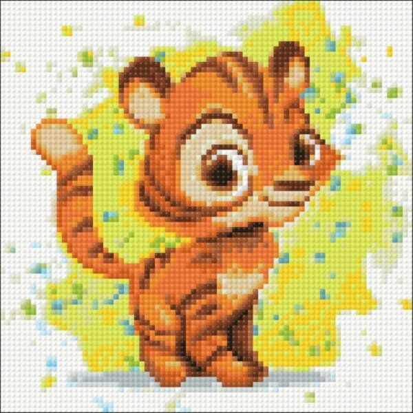 Little tiger cs2700 7 9 x 7 9 inches crafting spark diamond painting kit wizardi 1